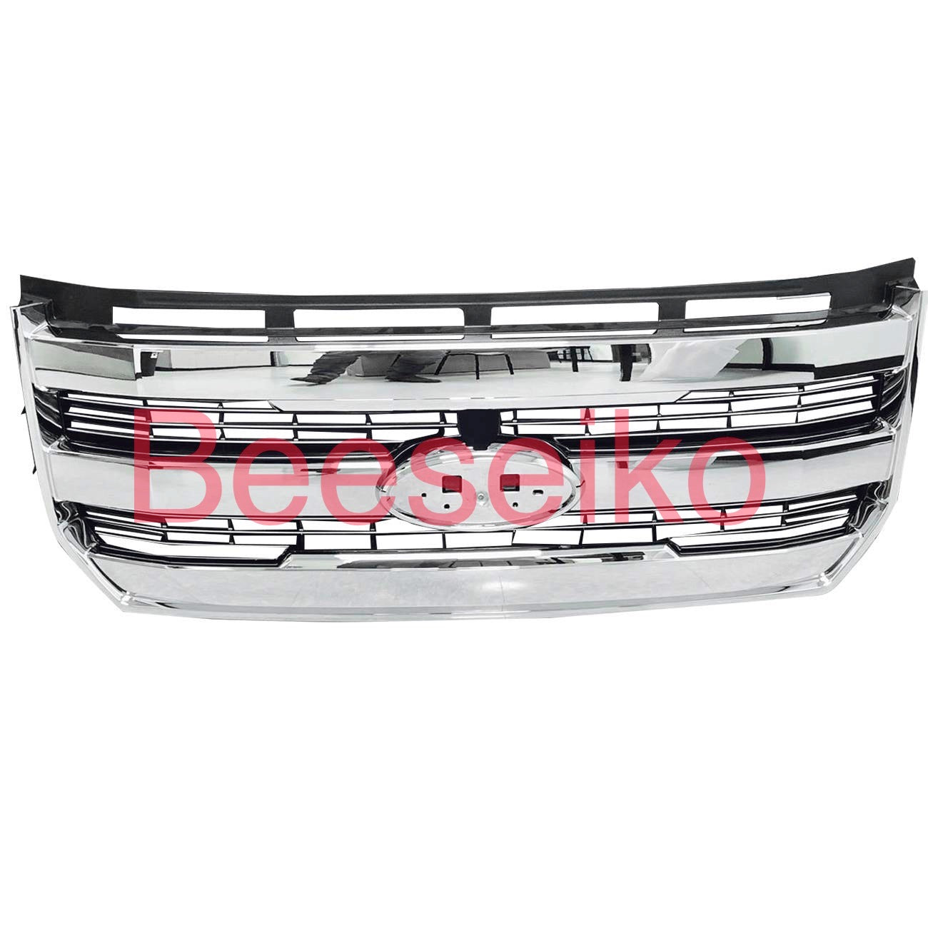 FL348200PBSMAS  FL348200PBS  FL3Z8200PA Front Bumper Radiator Grille Chrome W/o camera hole for Ford F-150