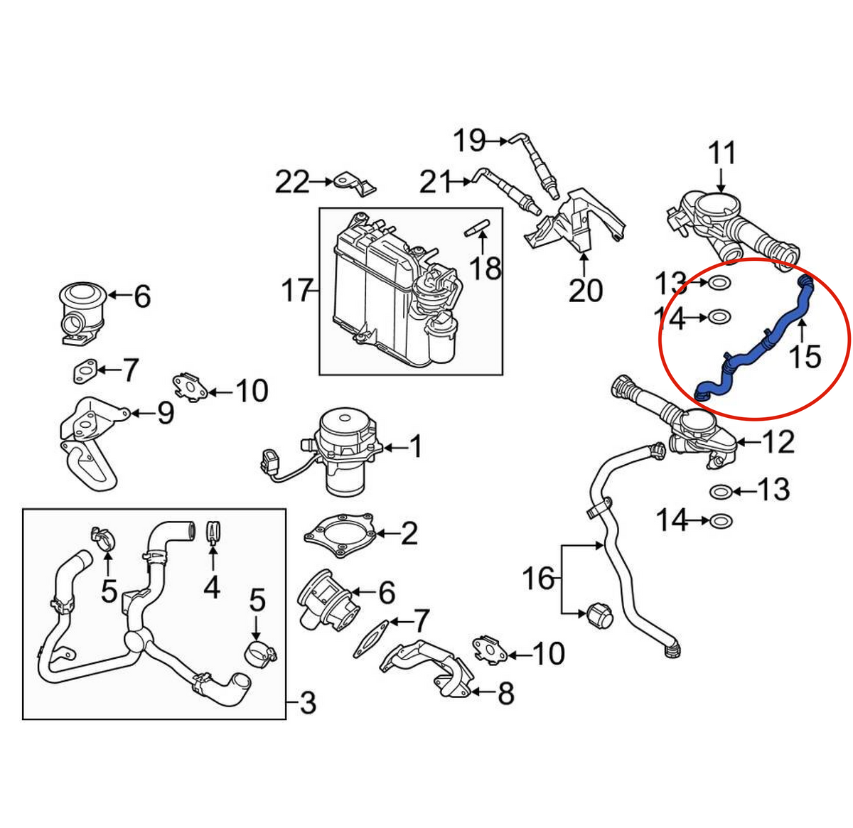 94610723975 Engine Crankcase Breather Hose Vent Pipe Valve Hose Pipe Fit For Porsche Panamera 970