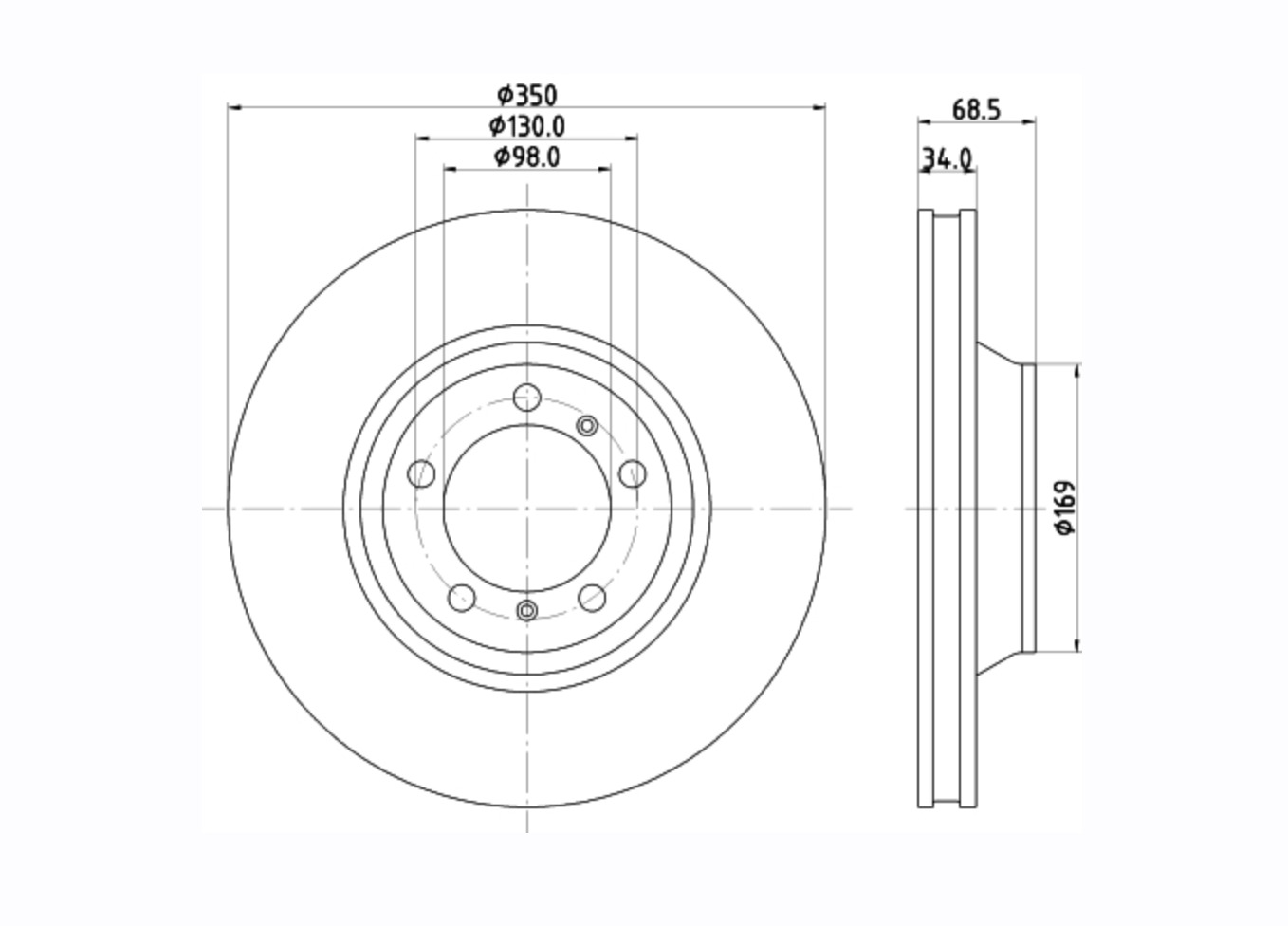 9Y0615302  971615302 Front Disc Brake Rotor fit  for Porsche Panamera 971 Cayenne 9YB 9YA