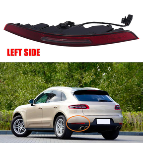 95B945725J 95B945726J Rear Bumper Reflector Lamp Rear Bumper Tail Light For 2014-2021 Porsche MACAN 98B