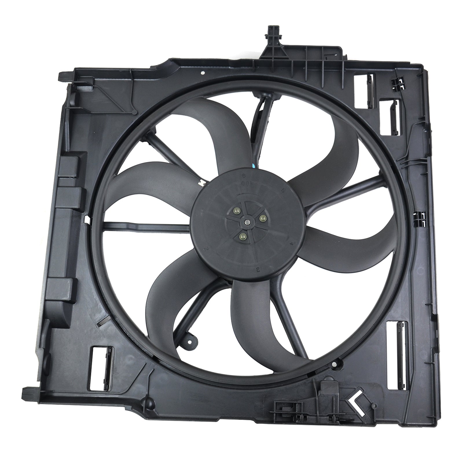 17427537357 17427598738 17428618238 Radiator Cooling Fan Assembly Single Fan For BM X5 2007-2010