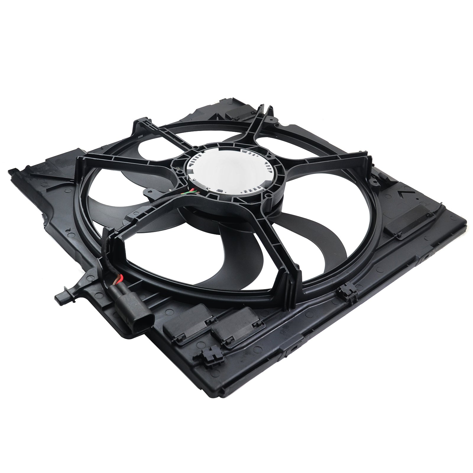 17427537357 17427598738 17428618238 Radiator Cooling Fan Assembly Single Fan For BM X5 2007-2010