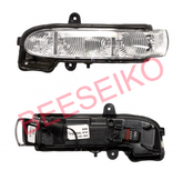 2038201321 2038100121 Pair Door Mirror Turn Signal Lamps Lights with Bulb for Mercedes-Benz OEM