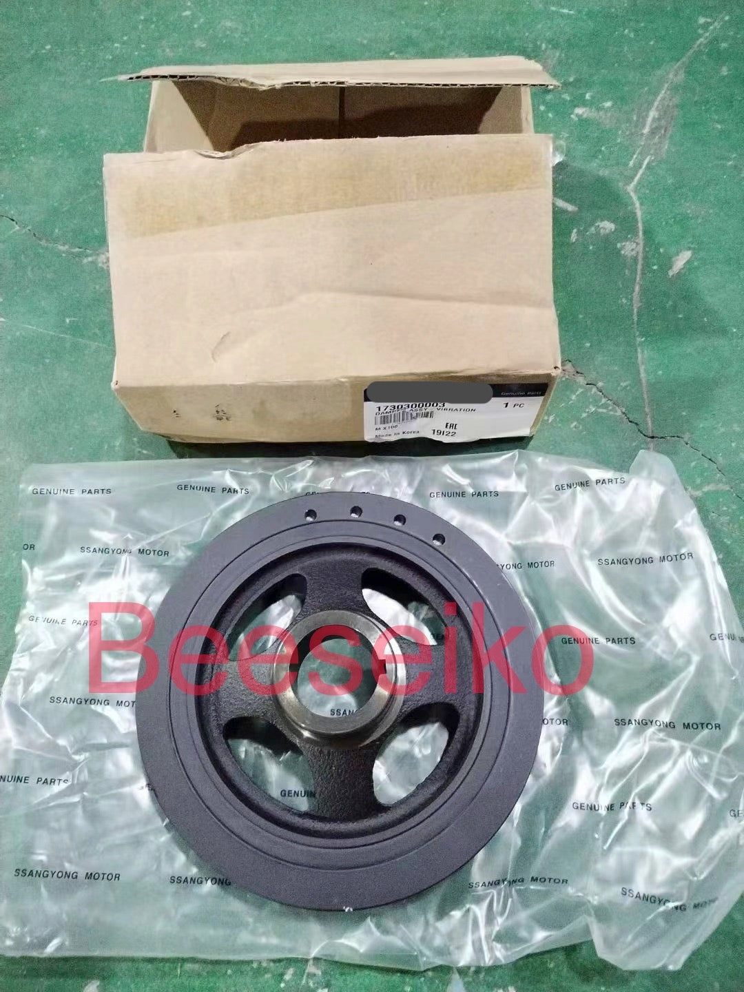 Engine Crankshaft pulley Vibration Damper  Ssangyong TIVOLI KORANDO G16F G15D 1730300003