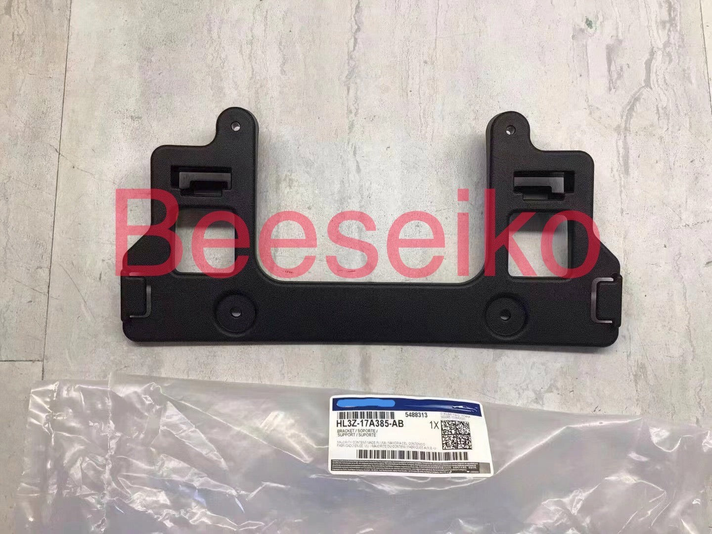 HL3Z-17A385-AB Front Bumper License Plate Bracket for 2017-2020 Ford F-150 - Easy Installation and Secure Mounting for Your Vehicle