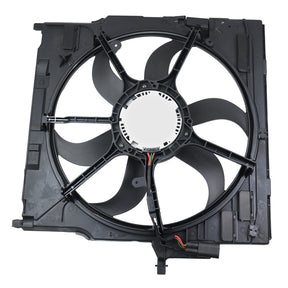 17427537357 17427598738 17428618238 Radiator Cooling Fan Assembly Single Fan For BM X5 2007-2010